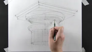Этап 7. Линейное построение теней капители