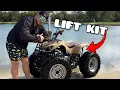 I Put A Lift Kit On My Chinese Atv Took It DEEP