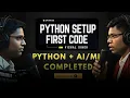 Python for Beginners Install Python Jupyter Notebook Machine Learning Episode 3