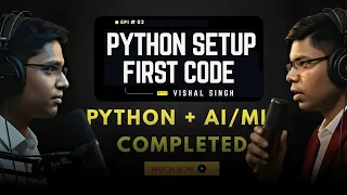 Python for Beginners Install Python Jupyter Notebook Machine Learning Episode 3