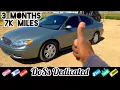 CASH CAR RELIABILITY UPDATE 3 MONTHS 7K MILES 2005 FORD TAURUS