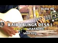 Download Lagu RAIB ( Bunga Desa ) Akustik Karaoke Male Key ( Audio HQ )