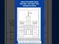 Castle Coloring Pages for Kids - Fun Fairy Tale Castles to Color