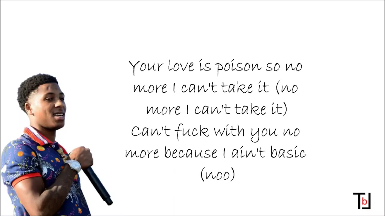 NBA Youngboy - Love is Poison (Lyrics on screen)