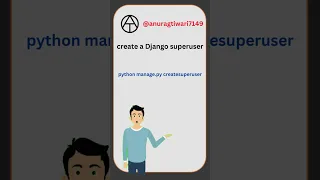 Create a Django Superuser in Under 1 Minute anuragtiwari7149