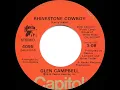 1975 HITS ARCHIVE: Rhinestone Cowboy - Glen Campbell (a #1 record--stereo 45)
