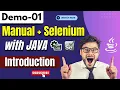 Selenium with Java Introduction Demo - 01 Harsha Trainings Manual