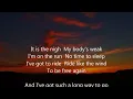 Christopher Cross - Ride Like The Wind - Scroll Lyrics "22"