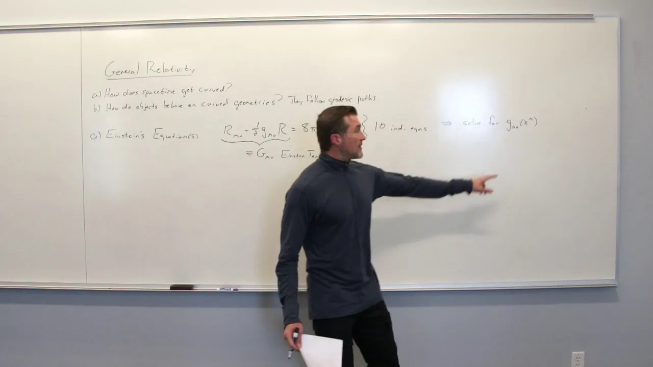 General Relativity Topic 18: General Relativity and the Newtonian Limit