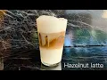 Iced hazelnut latte at home easy