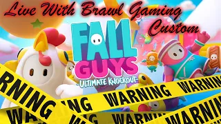 FALL GUYS LIVE STREAM / CUSTOM GAMES / ROAD TO 500 / GIVEAWAY / BRAWL GAMING
