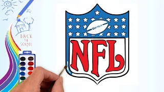 How to Draw - Drawing the NFL logo