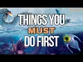Things To Do First in Subnautica Below Zero Beginner Tips
