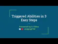 Triggered Abilities in 3 Easy Steps