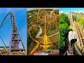 Every Roller Coaster At Parc Asterix Toutatis Edition 2023 Front Seat POVs 4K