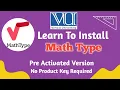 How To Install MathType MathType Tutorial for Beginners Make VU Math Assignments On MathType