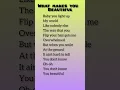 Download Lagu what makes you beautiful song lyrics #song #music #lyrics