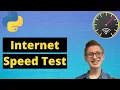 Internet Speed Test Python Tutorial 64