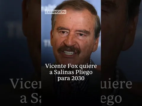 VICENTE FOX APOYA A SALINAS PLIEGO PARA SER PRESIDENTE EN 2030