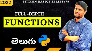 Functions In Python In Telugu Python Functions In Telugu Python Tutorial In Telugu