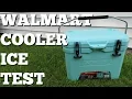 Walmart Ozark Trail 26QT High Performance Cooler Ice Test Does It Hold ICE