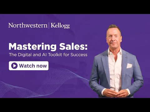 Information session on Kellogg Executive Education’s Mastering Sales