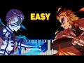 Download Lagu Demon Slayer (鬼滅の刃) - Rengoku vs Akaza theme | EASY Piano Tutorial + Sheet Link 🎵