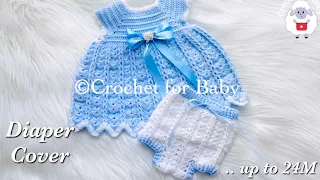 Adorable Crochet Baby Bloomers Shorts💕 Little Adele Diaper Cover | Easy Step-by-Step Tutorial NB-24M