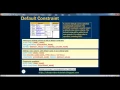 Part 4 Adding a default constraint