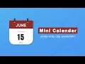 How To Create Mini Calendar Using HTML CSS and JavaScript Add date on website using JavaScript