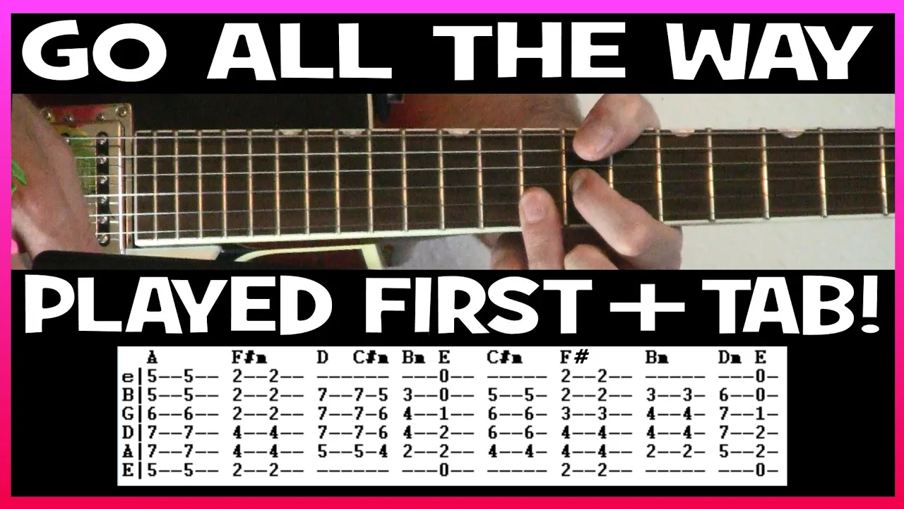 The Raspberries Go All The Way Guitar Chords Lesson & Tab Tutorial