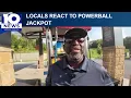 Locals wonder what they would do if they won the Powerball lottery