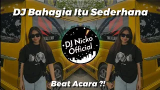 dj nicko official dj bahagia itu sederhana beat acara 