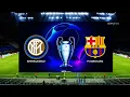 PES 2020 - Inter vs Barcelona - UEFA Champions League 2019/2020 UCL - Gameplay PC