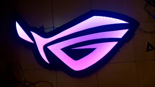 Hiasan Logo ROG LED