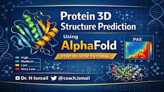 AlphaFold Protein Structure Prediction Mutation Analysis Step-by-Step Tutorial English