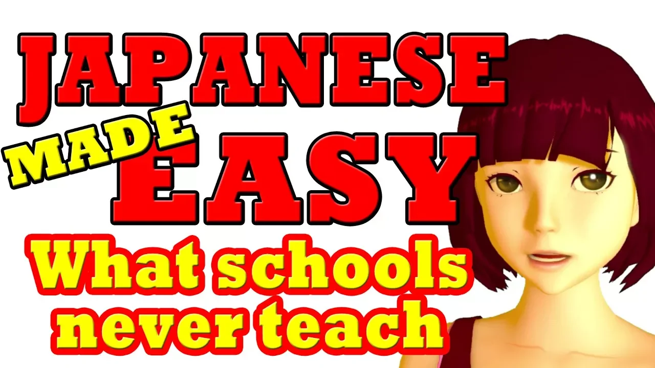 Outline Video Lesson 1: Japanese made easy! What schools never teach. The core Japanese sentence -organic Japanese