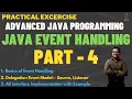 Event Handling in Java Delegation Event Model Event Classes Java Listener Interfaces PART 4