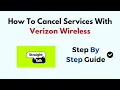 How To Cancel Services With Verizon Wireless