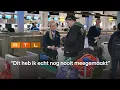 Lagu Isabel wordt glashard genegeerd door passagier tijdens bizarre check-in | Schiphol Airport