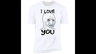 Simp I Love You Crying Wojak Meme Shirt