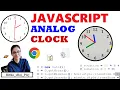 Easy JavaScript Analog Clock Step-By-Step xRay Pixy