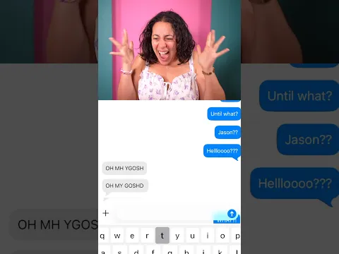 Scary text chat! His arm won’t stop growing!!