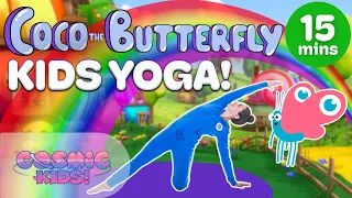 Download Coco the Butterfly | A Cosmic Kids Yoga Adventure 🦋🐌🌈 MP3