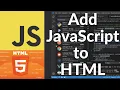How to Add JavaScript to HTML