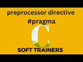 C12 4 preprocessor directive pragma C language for Beginners Dr Khaja Masthan