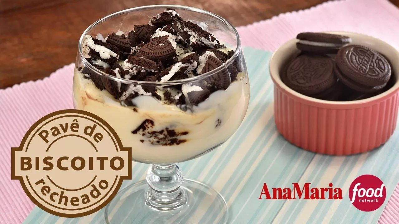 ANAMARIA/FOOD NETWORK: PAVÊ DE BISCOITO RECHEADO