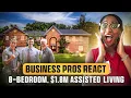 ICARE Homes - Business Professionals React Tour an 8-Bedroom Assisted Living Home in Fairfax VA