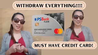 The PS BANK FLEXI CARD MUST HAVE CREDIT CARD CriselleMorales