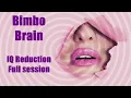 Bimbo Brain IQ reduction Erotic hypnosis Full session with induction